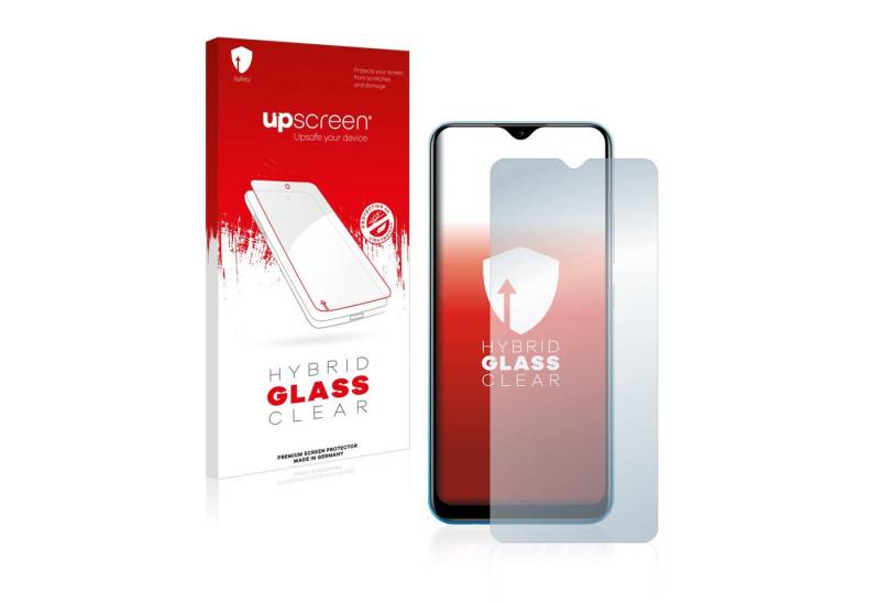 upscreen flexible Panzerglasfolie für realme C25Y, Displayschutzglas, Schutzglas Glasfolie klar von upscreen