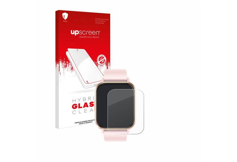 upscreen flexible Panzerglasfolie für walkbee Smartwatch 1.83, Displayschutzglas, Schutzglas Glasfolie klar" von upscreen