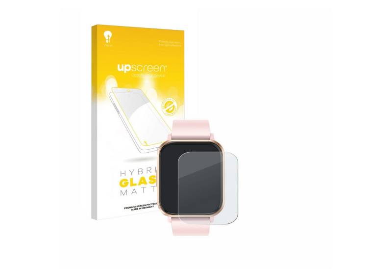 upscreen flexible Panzerglasfolie für walkbee Smartwatch 1.83, Displayschutzglas, Schutzglas Glasfolie matt entspiegelt" von upscreen