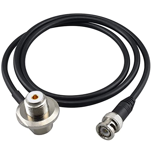 URCIANOW 1M BNC-Stecker auf UHF-Buchse RG58/U-Kabel SO239 Buchse Verlängerungskabel für Funkgerät CB Funk Wireless LAN Geräte URCIANOW 1M BNC-Stecker auf UHF-Buchse RG58/U-Kabel SO239 Buchse Verlängerungskabel für Funkgerät CB Funk Wireless LAN Geräte von urcianow