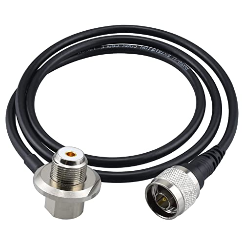 URCIANOW UHF SO239 Kabel RG58/U 1M SO239 UHF-Buchse auf N-Stecker Verlängerungskabel RG58/U Low Loss Kabel mit UHF-Buchse auf N-Stecker Adapter URCIANOW UHF SO239 Kabel RG58/U 1M SO239 UHF-Buchse auf N-Stecker Verlängerungskabel RG58/U Low Loss Kabel mit UHF-Buchse auf N-Stecker Adapter von urcianow