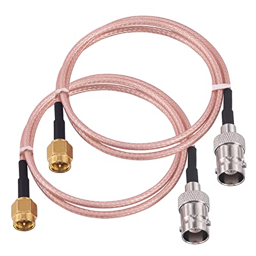 urcianow 2 x SMA-Stecker auf BNC-Buchse, RF-Koaxialkabel, RG316 SMA auf BNC-Koaxialkabel-Adapter-Set, 50 cm, Antenne für SDR-Geräte, Amateur-Radio urcianow 2 x SMA-Stecker auf BNC-Buchse, RF-Koaxialkabel, RG316 SMA auf BNC-Koaxialkabel-Adapter-Set, 50 cm, Antenne für SDR-Geräte, Amateur-Radio von urcianow