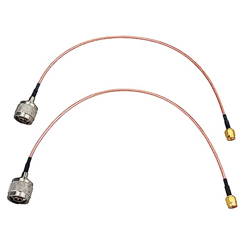 urcianow 2 Packs N Type to SMA Cable 30 cm RG316 Koaxialkabel N-Stecker auf SMA-Stecker 50 Ohm Hochflexibles HF-Kabel für Antennen, Router, Funkgeräte & Messgeräte von urcianow