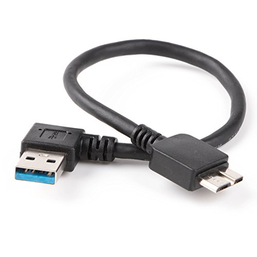 USB 3.0 Kabel – links gewinkelter A-Stecker auf Micro-B-Kabel Stecker-Adapter – 0,24 m USB 3.0 Kabel – links gewinkelter A-Stecker auf Micro-B-Kabel Stecker-Adapter – 0,24 m von usangreen