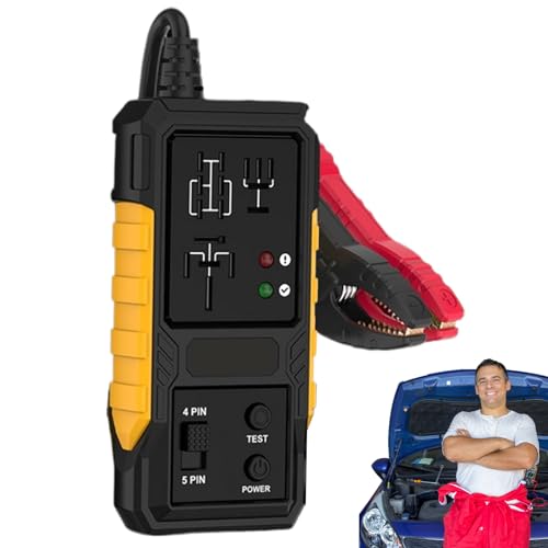 usefulbeauty KFZ Relais Tester, Automobil Relais-Prüfgerät, 12-Volt Diagnosegerät für Fahrzeugreparaturen Batterietests Schaltungstests Sicherungsprüfung Anhängerwartung von usefulbeauty
