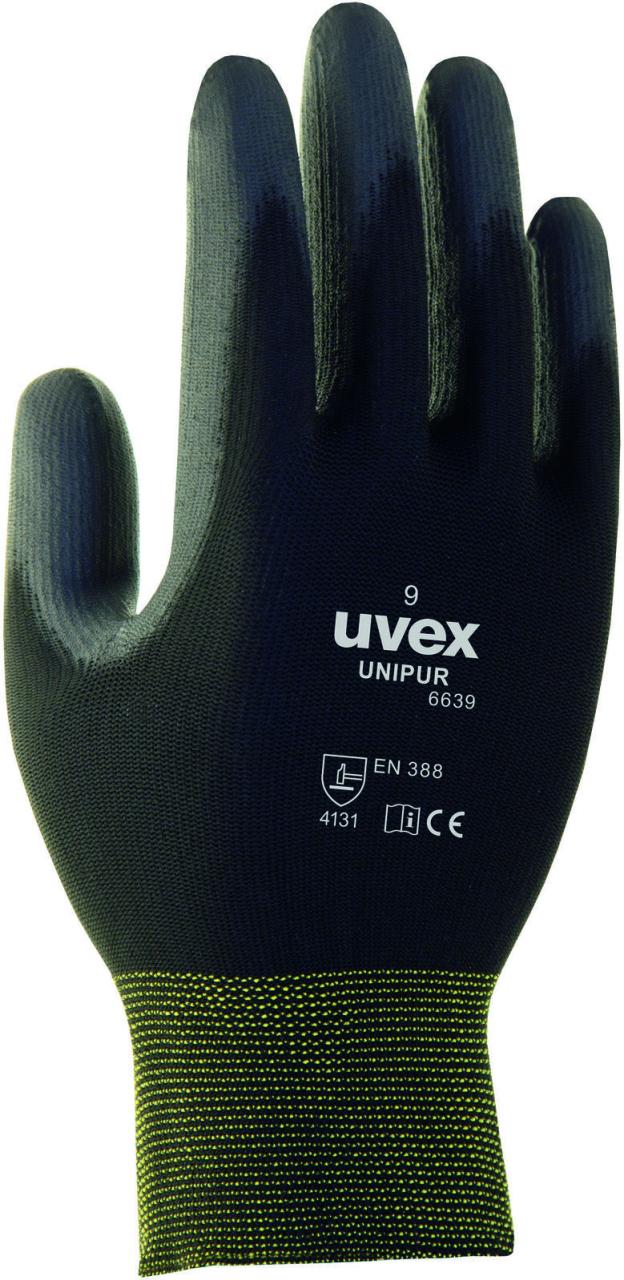 uvex Arbeitshandschuhe schwarz Unipur 6639 von uvex