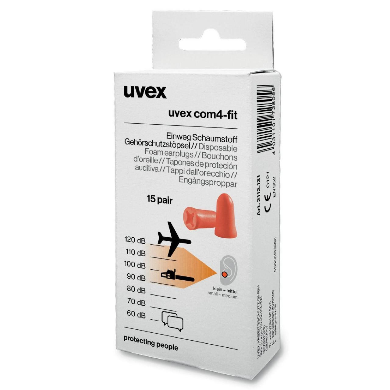 uvex com 4-fit Ohrstöpsel 33 dB uvex com 4-fit Ohrstöpsel 33 dB von uvex