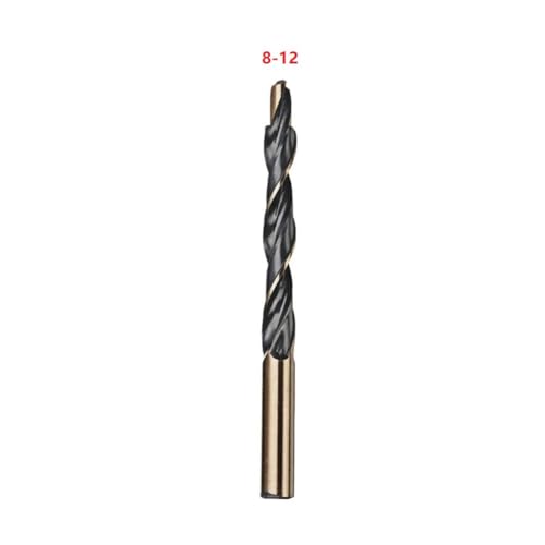 1/2 Stück 8-4/9-5/10-5/10-6/12-8 mm Holzbearbeitungswerkzeug Stufenbohrer Hochgeschwindigkeitsstahlbohrer for Bohren von Holz, Kunststoff, Weichmetall, Aluminium(1pc 8-12) von uvmgmync