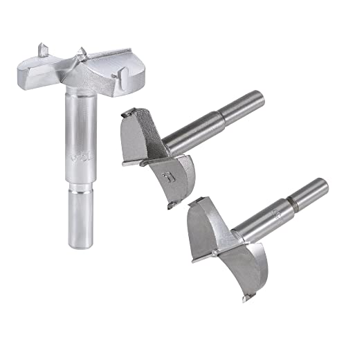 3 Stück Holzbohrer, 50 mm, 53 mm, 55 mm Durchmesser, Holzbearbeitungswerkzeug 3 Stück Holzbohrer, 50 mm, 53 mm, 55 mm Durchmesser, Holzbearbeitungswerkzeug von uvmgmync
