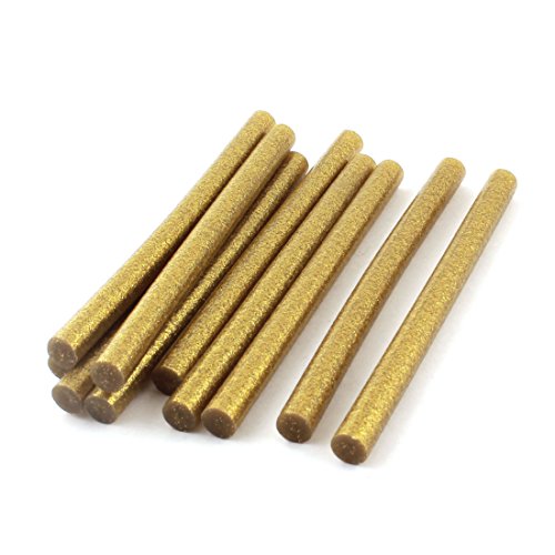 sourcing map 10 Stück 11mm x 150mm Gold Ton Funkeln Elektrische Heißklebepistole Klebestift sourcing map 10 Stück 11mm x 150mm Gold Ton Funkeln Elektrische Heißklebepistole Klebestift von uxcell