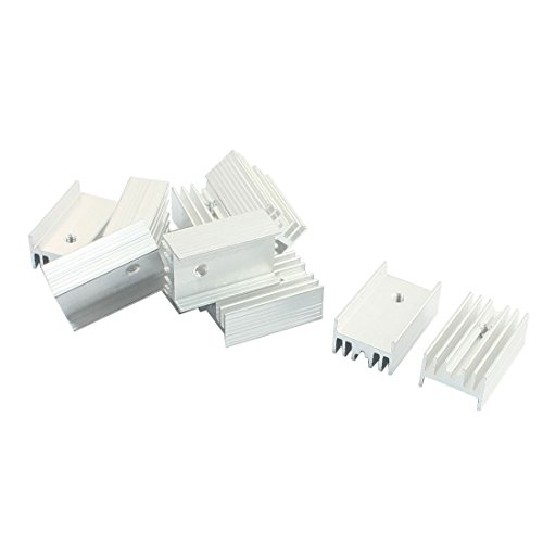 sourcing map 10 Stück Projekt 25 x 15 x 10 mm Aluminium Kühlkörper Transistoren bis 220 de sourcing map 10 Stück Projekt 25 x 15 x 10 mm Aluminium Kühlkörper Transistoren bis 220 de von uxcell