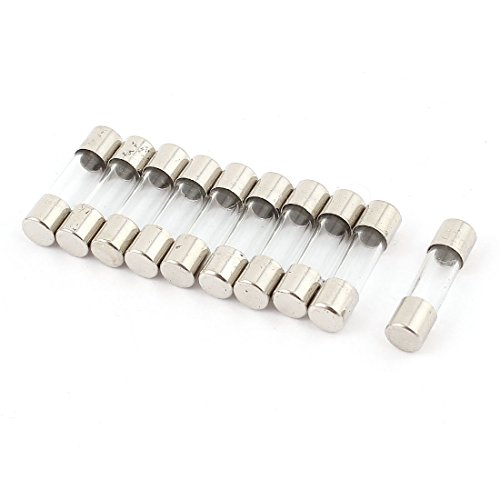 sourcing map 10 Stück mittelschwere Glas Sicherung 5x20 mm 250V 50m Ampere, 0.05A von uxcell