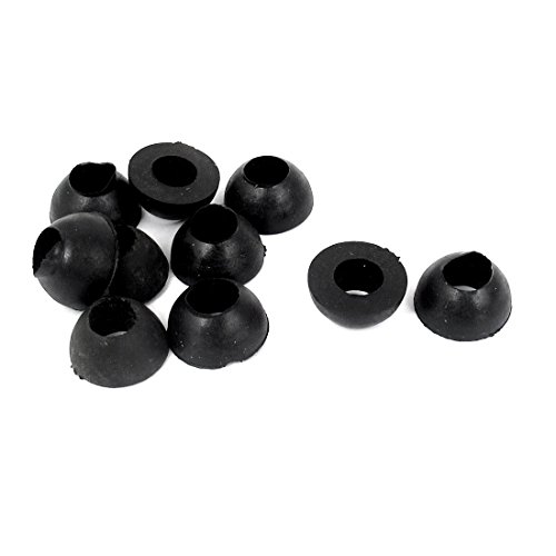 sourcing map 10stk Schwarz Gas Ventil Gummi Stopper Dichtring Ring Teile Spannungsregler Kopf de von uxcell