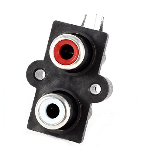 sourcing map 2 x Cinch Buchse rot weiß abgewinkelt Kupplung Video AV PCB Jack de sourcing map 2 x Cinch Buchse rot weiß abgewinkelt Kupplung Video AV PCB Jack de von uxcell