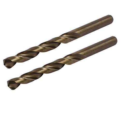 sourcing map 2x 10,1mm HSS Kobalt Metallbohrer Spiralbohrer Gerader Schaft Spirale Werkzeug DE de sourcing map 2x 10,1mm HSS Kobalt Metallbohrer Spiralbohrer Gerader Schaft Spirale Werkzeug DE de von uxcell