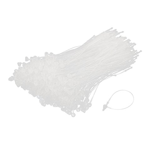 sourcing map 500stk. Neu 3" Schnellverschluss Pin Sicherheitsschlaufe Plastik Tag Verschluss Kabelbinder Zip de von uxcell