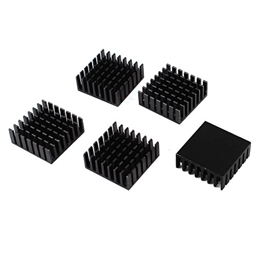 sourcing map 5st Chipsatz-Kühler Hitze Diffuse Kühlrippe 28mm x 28mm x 11mm DE de von uxcell