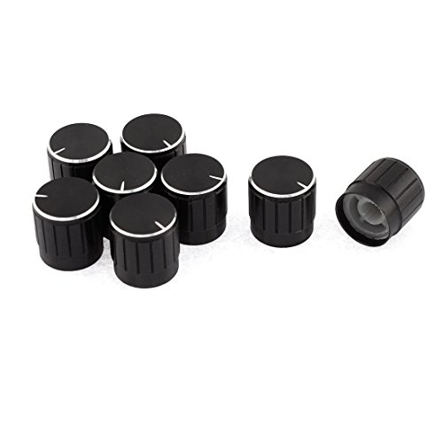 sourcing map 8Stk. Lampe Dimmer Reglerknopf Drehknopf Kappe Abdeckung 5mm Lochdmr. schwarz de sourcing map 8Stk. Lampe Dimmer Reglerknopf Drehknopf Kappe Abdeckung 5mm Lochdmr. schwarz de von uxcell