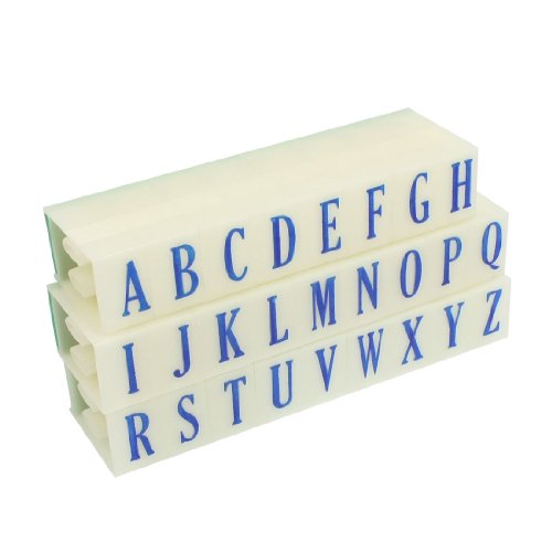 sourcing map Alphabet Stempel Set, abnehmbare A-Z-Buchstaben Stempel Kit Gummi Alphabet Buchstaben Briefmarken für Scrapbooking Kunst Handwerk Kartenherstellung von uxcell