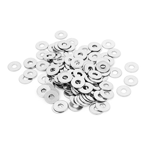 sourcing map a15071400ux0035 M4x12mmx1 mm Edelstahl Rund Flachscheibe für Bolzenschrauben 100 Stück de sourcing map a15071400ux0035 M4x12mmx1 mm Edelstahl Rund Flachscheibe für Bolzenschrauben 100 Stück de von uxcell