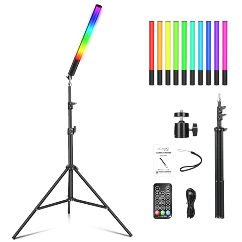 1 Pack LED Videoleuchte RGB Lichtstab Fotografie,LED Fotografie Volle Farbe Licht 2500K-6500K, CRI95+, Full Color, Helligkeit 0–100% einstellbar,für TikTok,Vlog,YouTube,Fotografie 1 Pack LED Videoleuchte RGB Lichtstab Fotografie,LED Fotografie Volle Farbe Licht 2500K-6500K, CRI95+, Full Color, Helligkeit 0–100% einstellbar,für TikTok,Vlog,YouTube,Fotografie von uyled