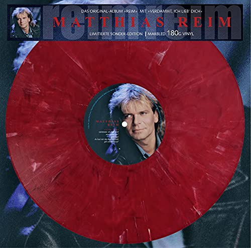 Matthias Reim - Reim - Limitiert - 180gr. marbled - Verdammt, ich lieb Dich [ Limited Edition / Farbiges Vinyl / 180g Vinyl] [Vinyl LP] von v180
