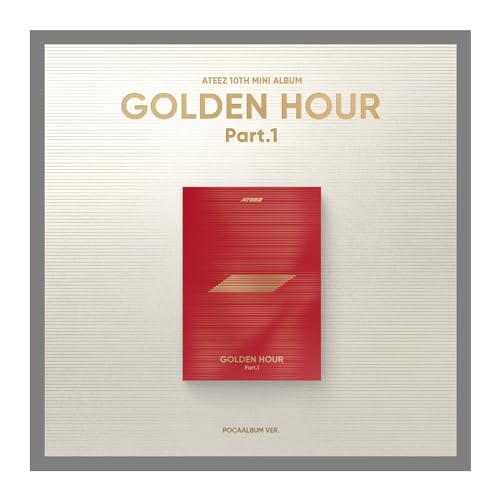 ATEEZ Golden Hour : Part.1 10th Mini Album with Tracking Sealed ATZ (POCA Version) von valueflag