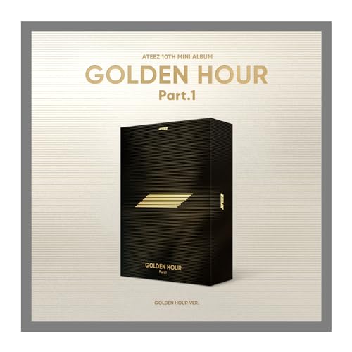 [SOUNDWAVE POB Exclusive] ATEEZ Golden Hour : Part.1 10th Mini Album with Tracking Sealed ATZ (Standard Golden Hour Version) von valueflag