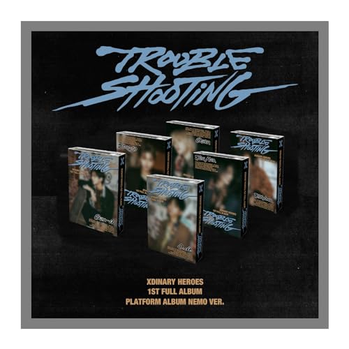 Xdinary Heroes TROUBLESHOOTING 1st Full Album with Tracking Sealed XH (Nemo Jooyeon) von valueflag