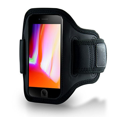 vau ActionWrap Sportarmband Hülle kompatibel zu Apple iPhone 7/8 & iPhone SE (2020) Sport-Hülle Handyhülle Armband ist Homebutton & Touch-ID kompatibel von vau