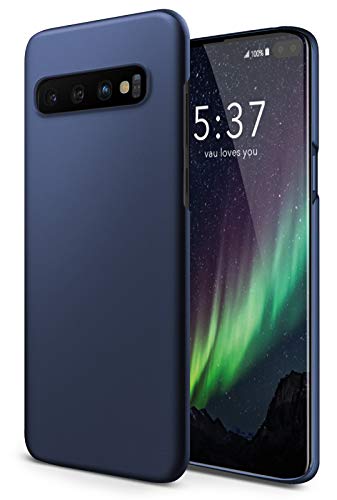 vau Hülle passend für Samsung Galaxy S10 Plus - Slim Shell Case Handyhülle Schutzcase dünn blau von vau