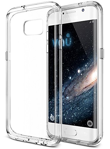 vau Hybrid Case Hülle passend für Samsung Galaxy S7 Edge - transparent - Schutz-Tasche clear von vau