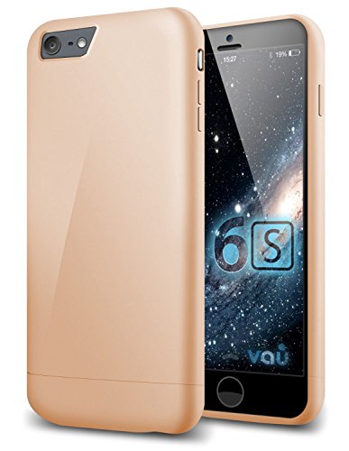 vau Snap Case Slider - zweigeteiltes Hard-Case kompatibel zu Apple iPhone 6S (golden Gloss) von vau