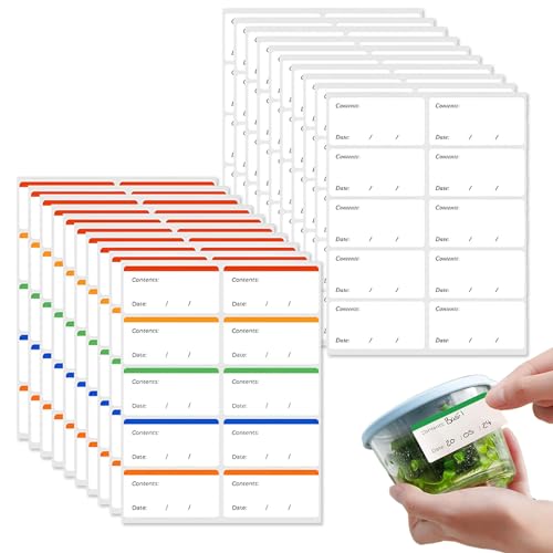 200 Stück Gefrieretiketten Selbstklebend Ablösbar,6x3cm Ablösbare Etiketten Ohne Rückstände Gefrieretiketten zum Beschriften,Tiefkühletiketten für Gefrierdosen Lebensmitteldatum Küche Marmelade 200 Stück Gefrieretiketten Selbstklebend Ablösbar,6x3cm Ablösbare Etiketten Ohne Rückstände Gefrieretiketten zum Beschriften,Tiefkühletiketten für Gefrierdosen Lebensmitteldatum Küche Marmelade von vcsjw