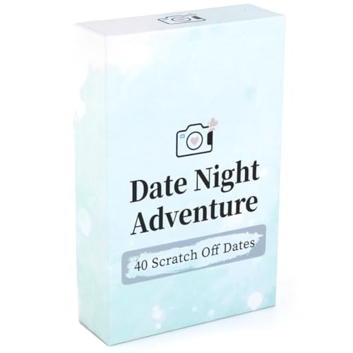 Date Night Adventure Date-Ideen für Paare Date Night - Einzigartige Rubbel-Date-Night-Kartenspiele, Geschenke für Den von vdha