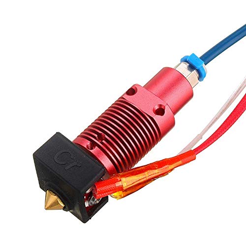CR-10S Pro Hotend CR-10S Pro V2 Hotend mit Aluminiumheizungsblock 0,4 mm Düse MK8 Schwarz Silikonhülle für CR-10S Pro, CR-10S Pro V2 3D-Drucker von vecorler