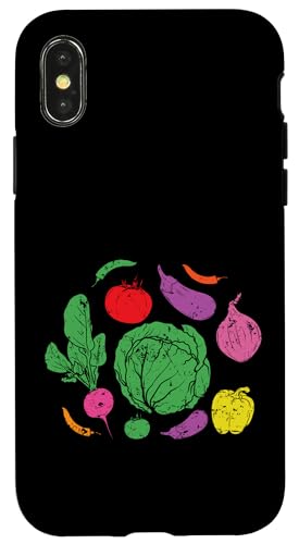 Gemüse Vegan Food Hülle für iPhone X/XS Gemüse Vegan Food Hülle für iPhone X/XS von vegan animals environment human lifestyle Nature
