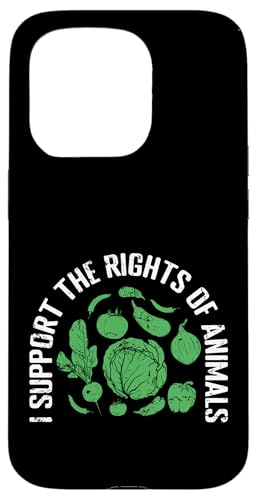 Ich unterstütze die Rechte der Tiere Hülle für iPhone 15 Pro Ich unterstütze die Rechte der Tiere Hülle für iPhone 15 Pro von vegan animals environment human lifestyle Nature