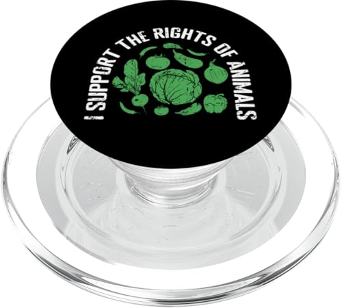 Ich unterstütze die Rechte der Tiere PopSockets PopGrip für MagSafe von vegan animals environment human lifestyle Nature