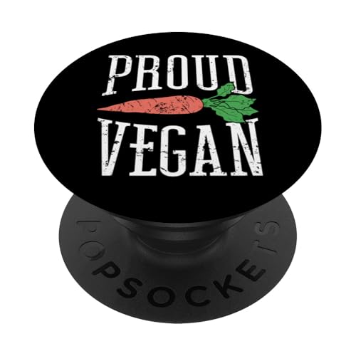 Stolze vegane Karotte PopSockets Klebender PopGrip Stolze vegane Karotte PopSockets Klebender PopGrip von vegan animals environment human lifestyle Nature