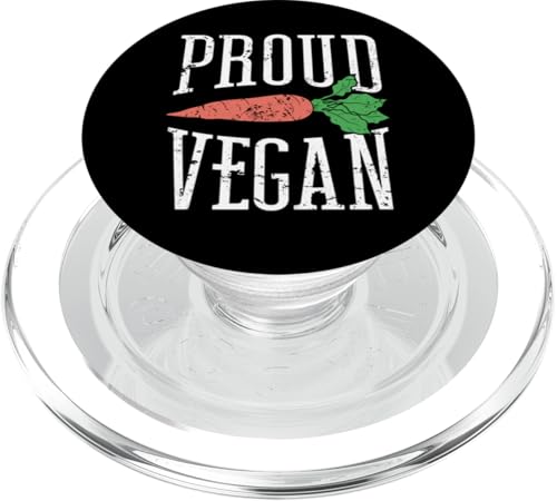 Stolze vegane Karotte PopSockets PopGrip für MagSafe von vegan animals environment human lifestyle Nature