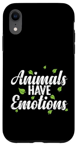 Tiere haben Emotionen Hülle für iPhone XR Tiere haben Emotionen Hülle für iPhone XR von vegan animals environment human lifestyle Nature