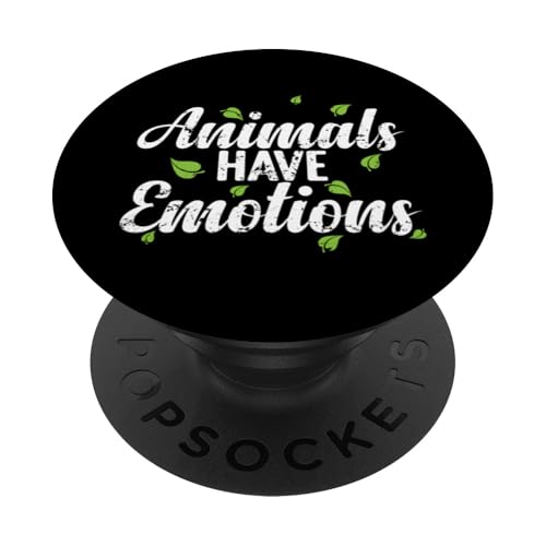 Tiere haben Emotionen PopSockets Klebender PopGrip Tiere haben Emotionen PopSockets Klebender PopGrip von vegan animals environment human lifestyle Nature