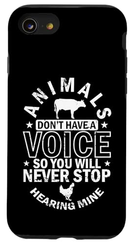 Tiere haben keine Stimme Hülle für iPhone SE (2020) / 7 / 8 von vegan animals environment human lifestyle Nature