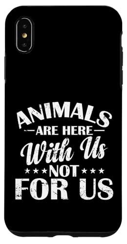Tiere sind hier bei uns Hülle für iPhone XS Max Tiere sind hier bei uns Hülle für iPhone XS Max von vegan animals environment human lifestyle Nature