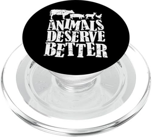 Tiere verdienen Besseres PopSockets PopGrip für MagSafe von vegan animals environment human lifestyle Nature
