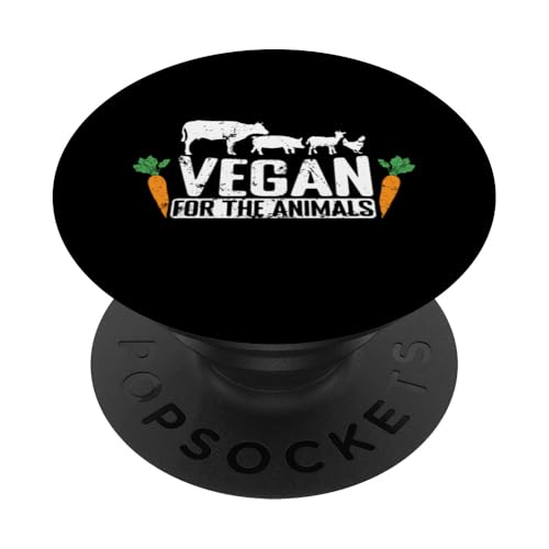 Vegan für die Tiere PopSockets Klebender PopGrip Vegan für die Tiere PopSockets Klebender PopGrip von vegan animals environment human lifestyle Nature