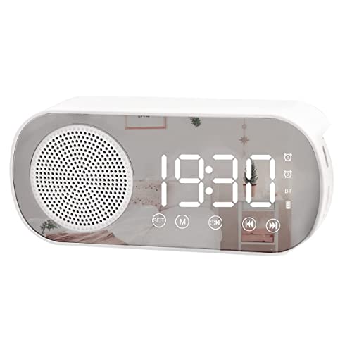 veorly Digitaler LED- mit UKW-Radio und Bluetooth-Lautsprecher, 3-Stufiger Helligkeitsdimmmodus, Snooze-Uhren für die Dekoration veorly Digitaler LED- mit UKW-Radio und Bluetooth-Lautsprecher, 3-Stufiger Helligkeitsdimmmodus, Snooze-Uhren für die Dekoration von veorly