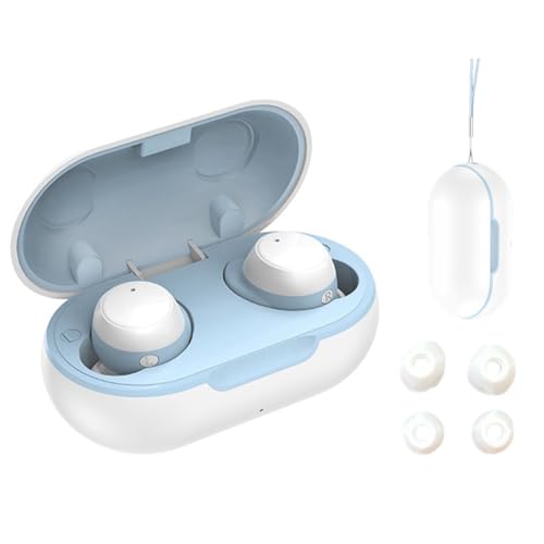 veorly Mini TWS Bluetooth 5.4 Kabellose Ohrhörer mit Kabelloser Ladehülle Unsichtbare Mini-Bluetooth-Ohrhörer Wie Abgebildet von veorly
