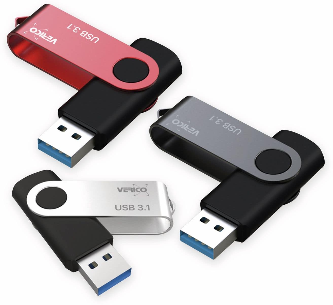 VERICO USB 3.1 Stick 3er Pack, 128 GB von verico